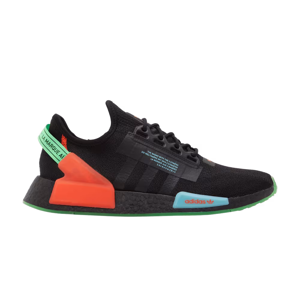 adidas NMD_R1 V2 Glow In The Dark - Black Sonic Ink