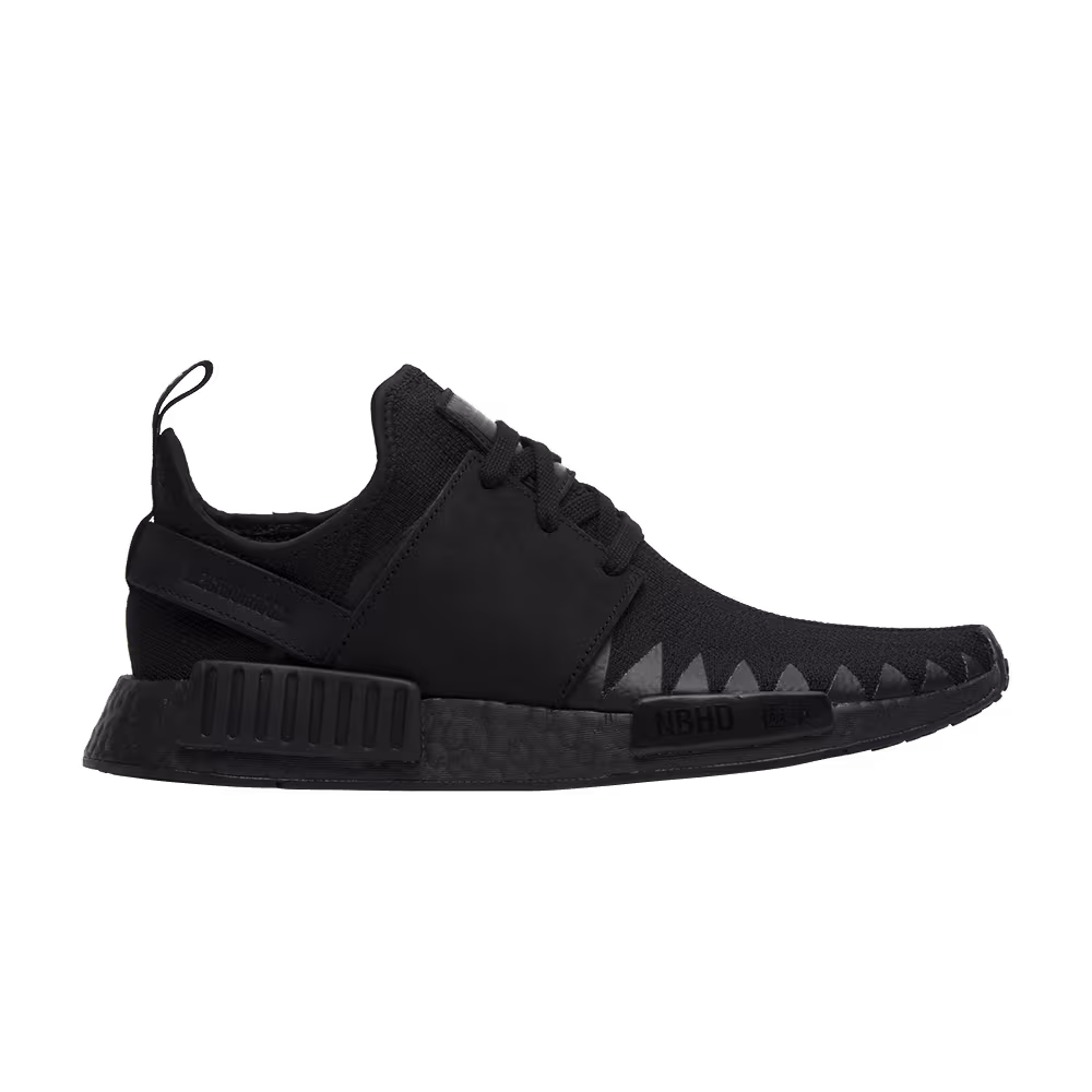 Neighborhood x adidas NMD_R1 Primeknit Triple Black