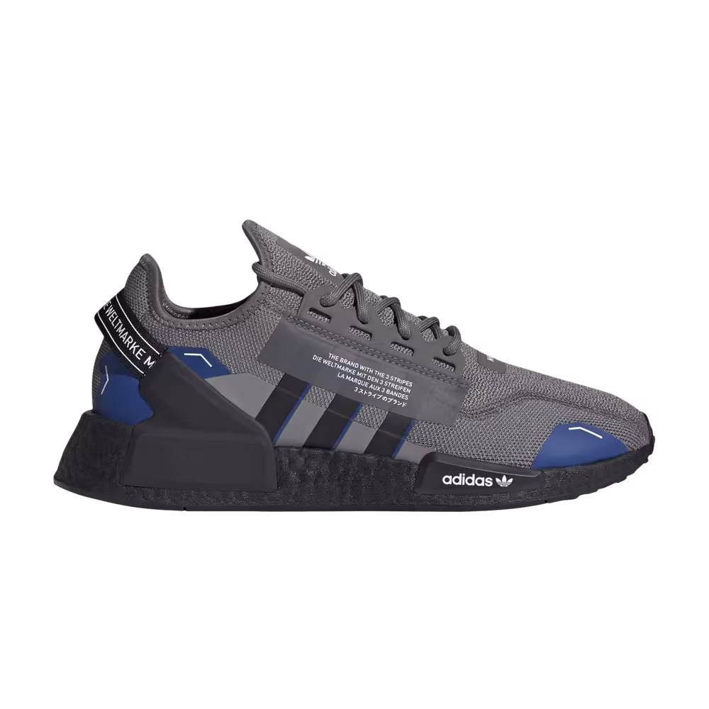 Adidas NMD_R1 V2 Grey Black Royal Blue