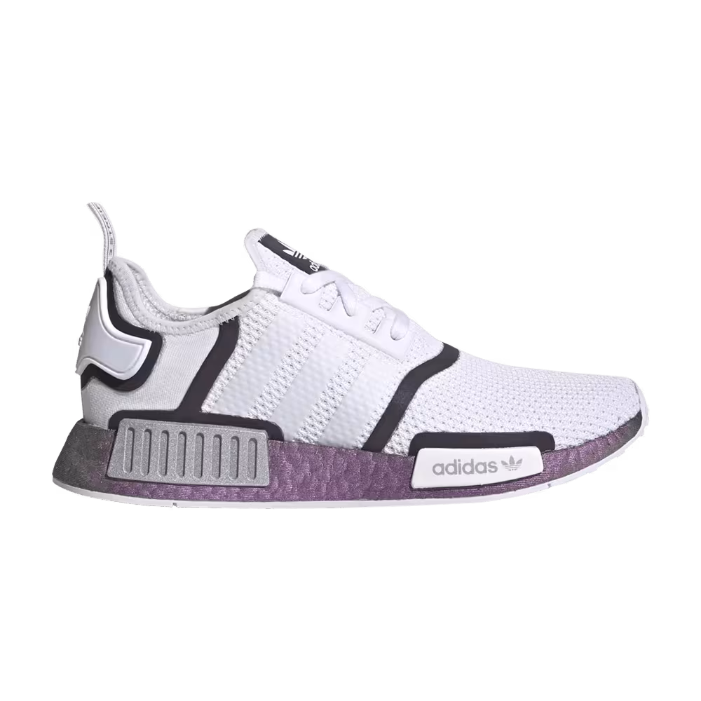 Adidas NMD_R1 White Tech Purple