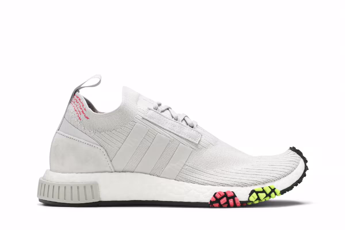 Adidas NMD_Racer Primeknit Gray One, view 2