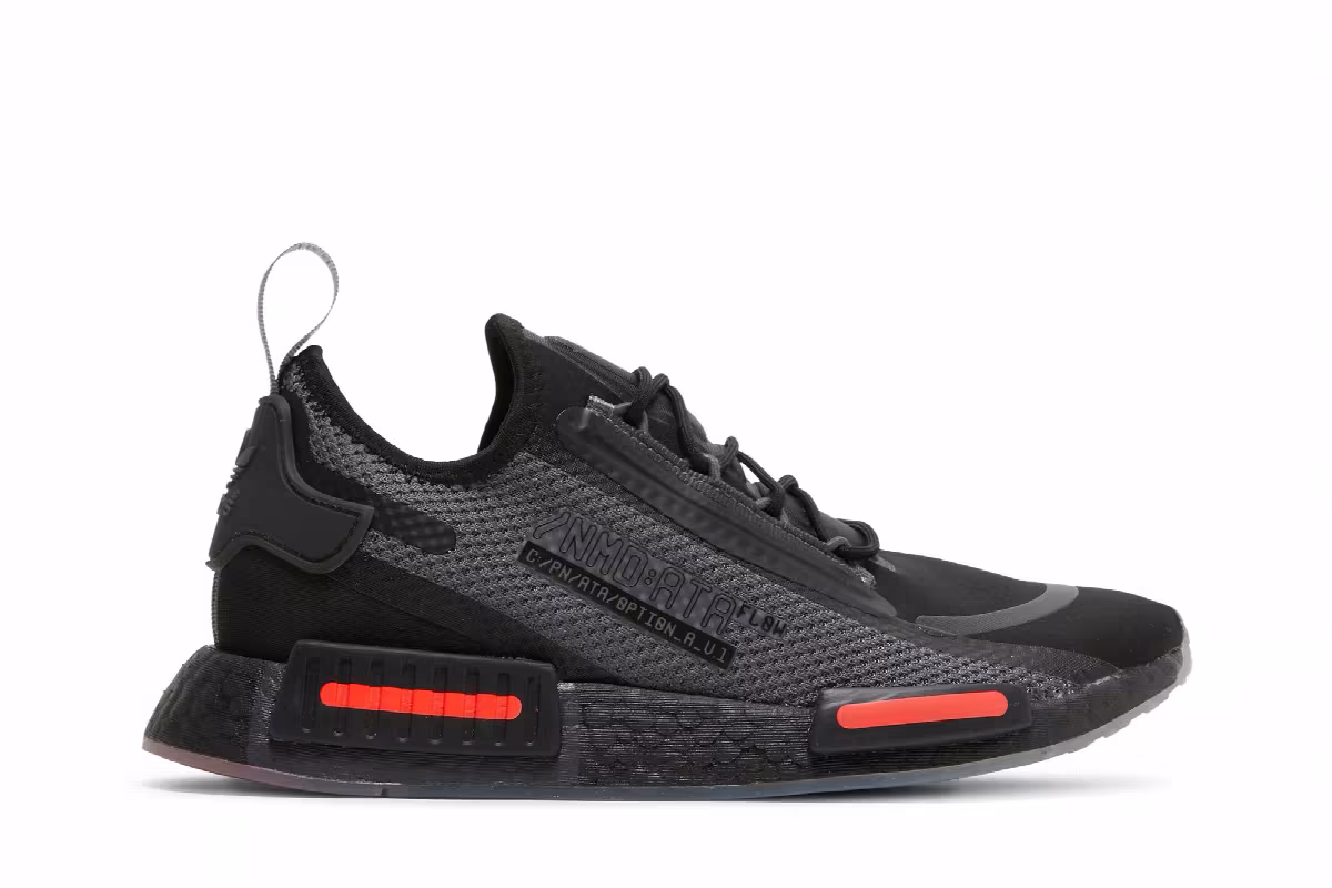 adidas NMD_R1 Spectoo Black Solar Red, view 2
