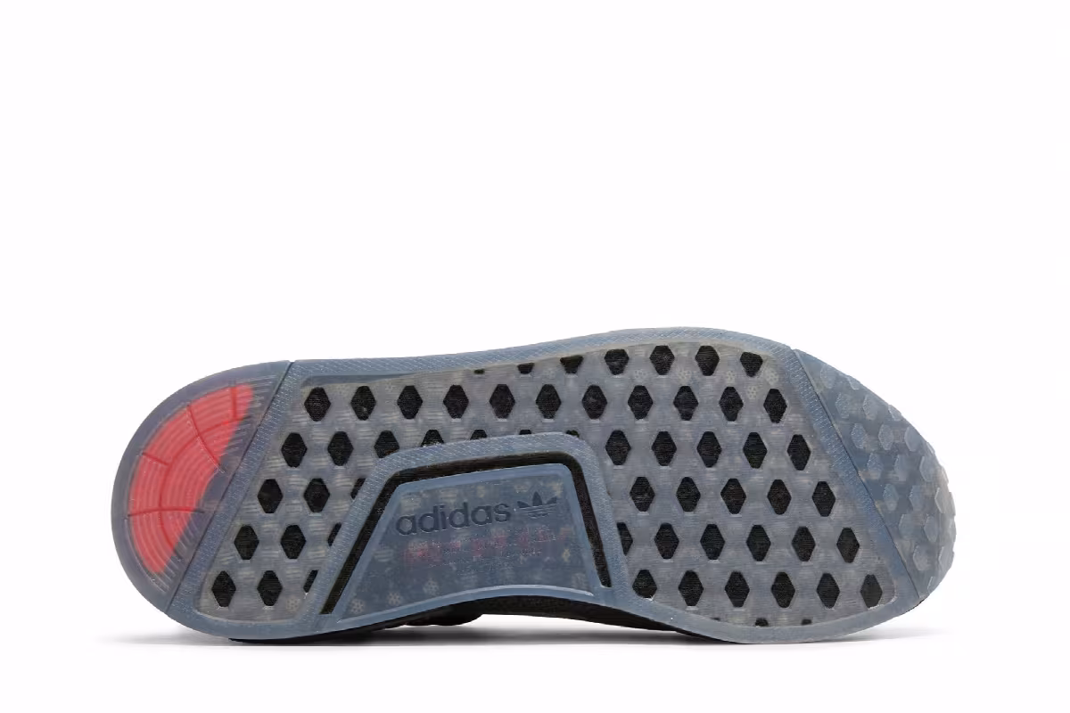 adidas NMD_R1 Spectoo Black Solar Red, view 5