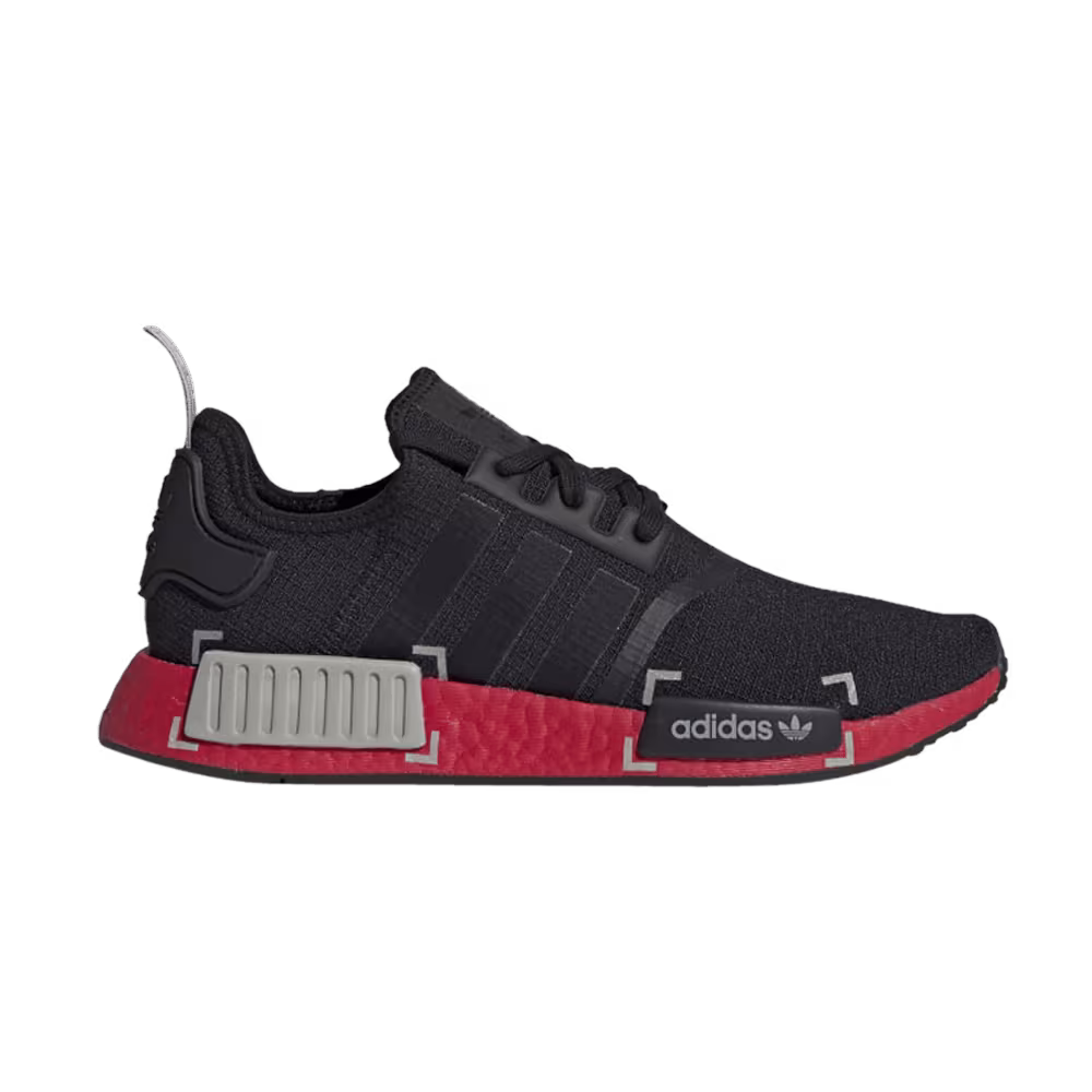 Adidas NMD_R1 Black Grey Scarlet