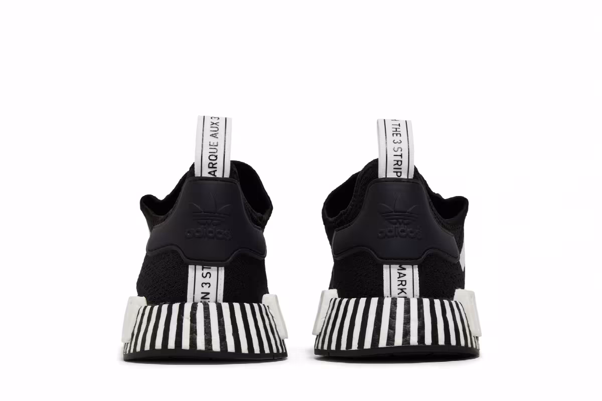 Adidas NMD_R1 Glitch - Black White, view 7