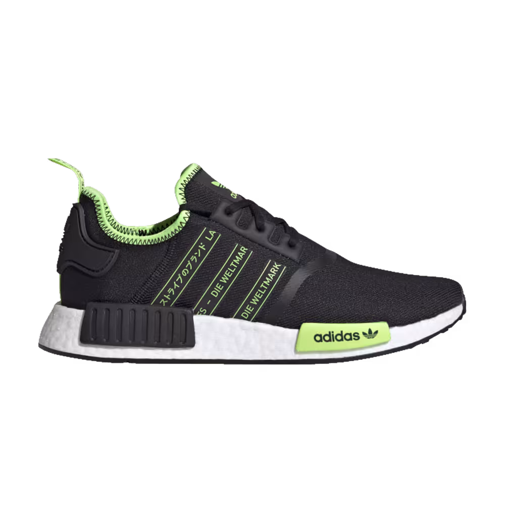 Adidas NMD_R1 Black Signal Green