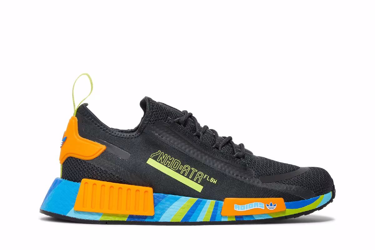 Adidas NMD_R1 Spectoo Black Multi, view 2