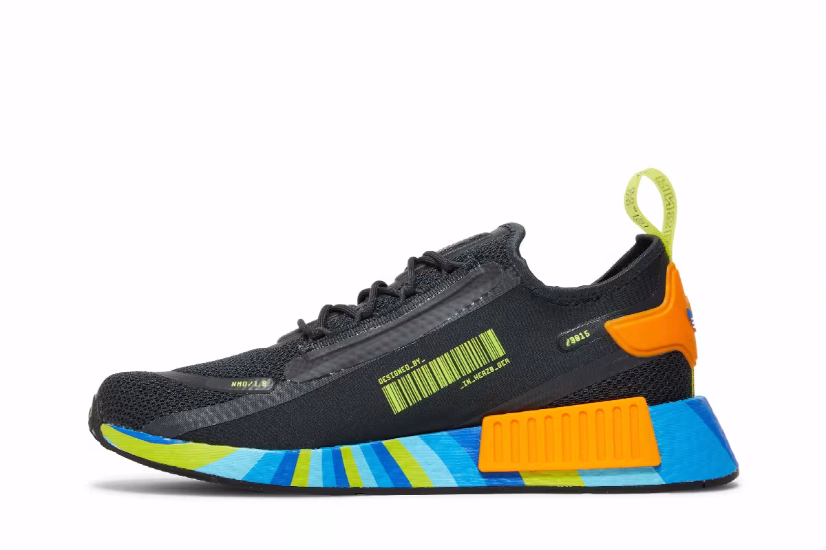 Adidas NMD_R1 Spectoo Black Multi, view 4