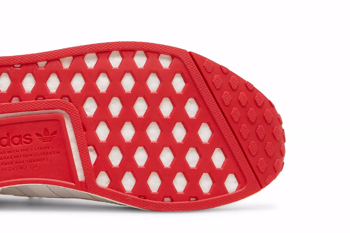 Adidas NMD_R1 V2 White Scarlet, view 6