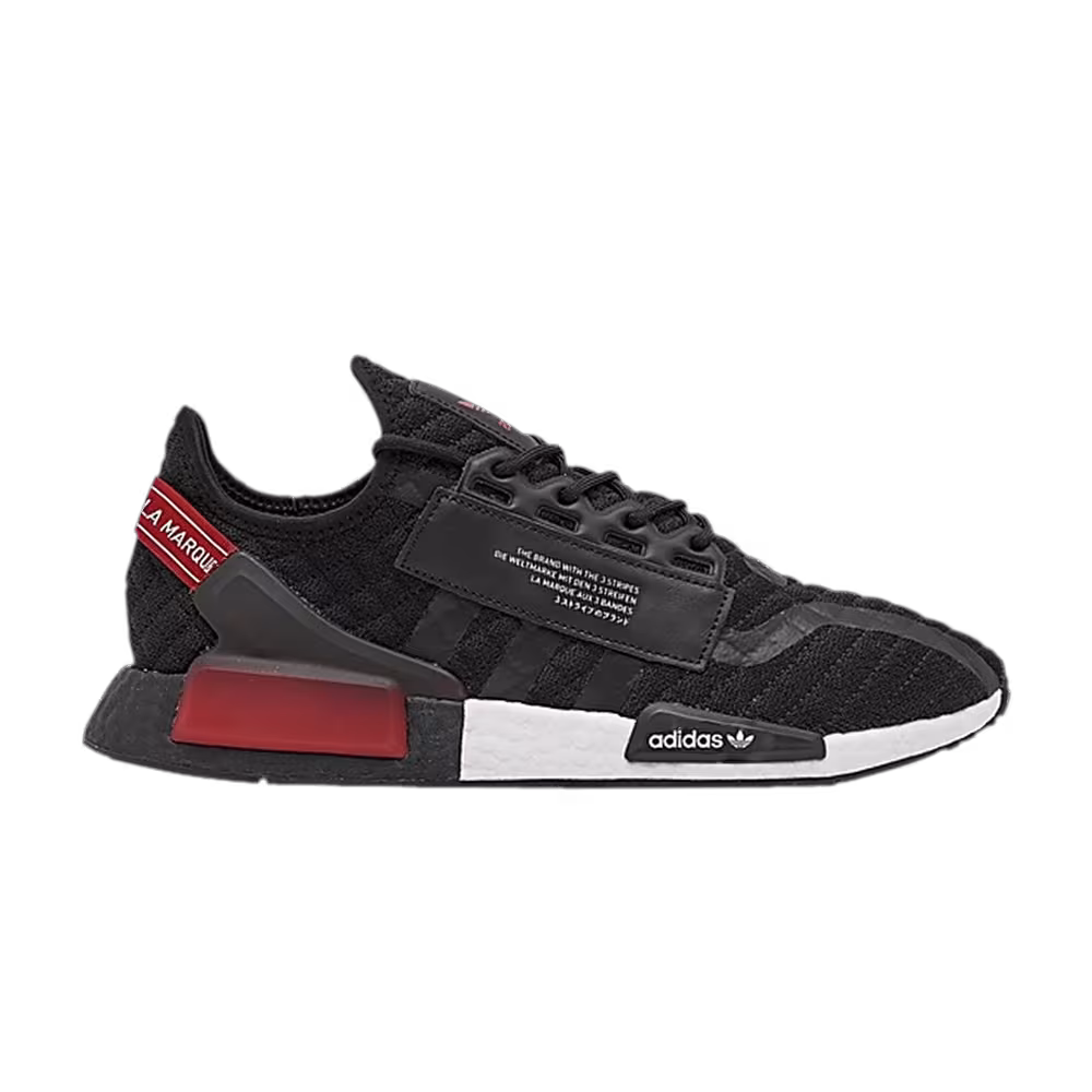 Adidas NMD_R1 V2 Black White Scarlet