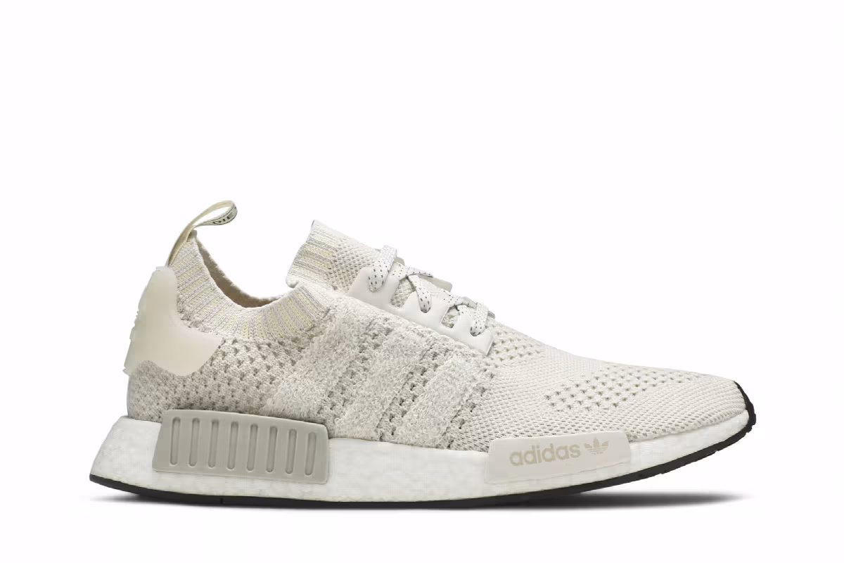 Adidas NMD_R1 Primeknit Chalk White, view 2