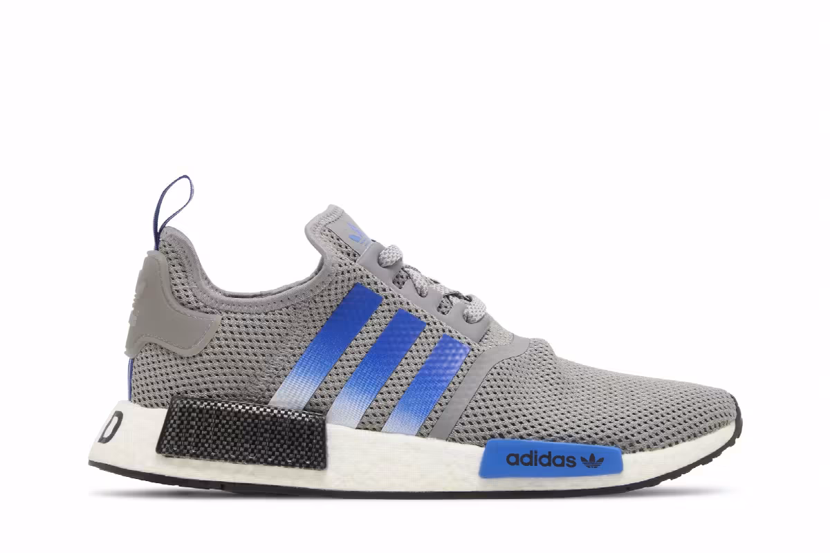 Adidas NMD_R1 Grey Collegiate Royal, view 2