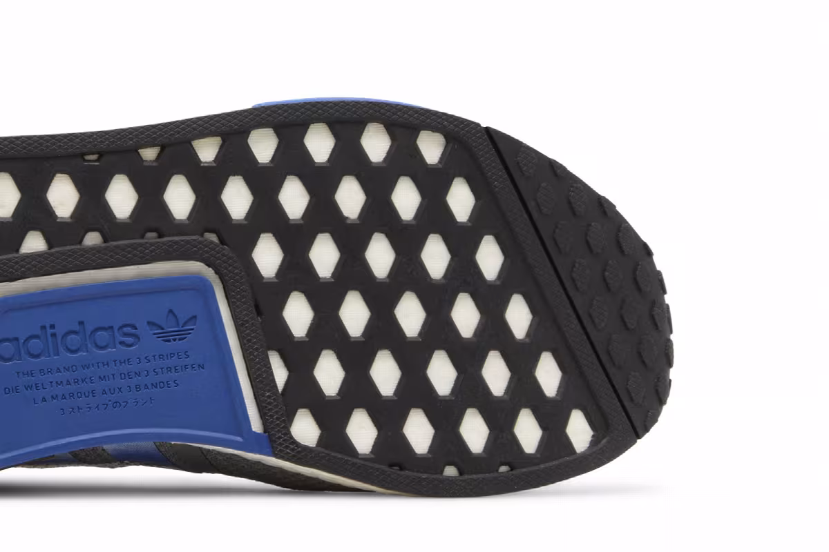 Adidas NMD_R1 Grey Collegiate Royal, view 6