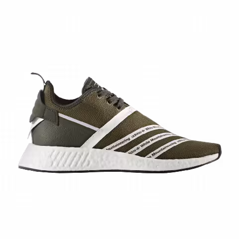 White Mountaineering x adidas NMD_R2 Primeknit 'Olive' Sample