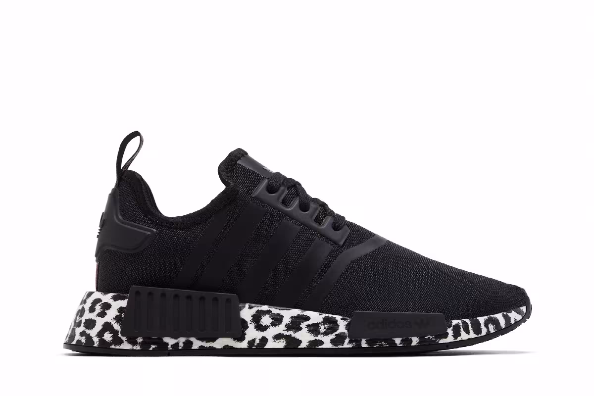 adidas Women's NMD_R1 Leopard - Black, view 2