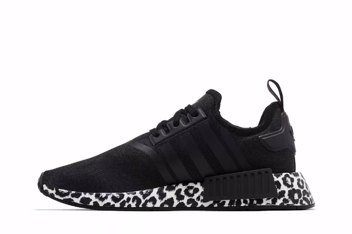 adidas Women's NMD_R1 Leopard - Black, view 4