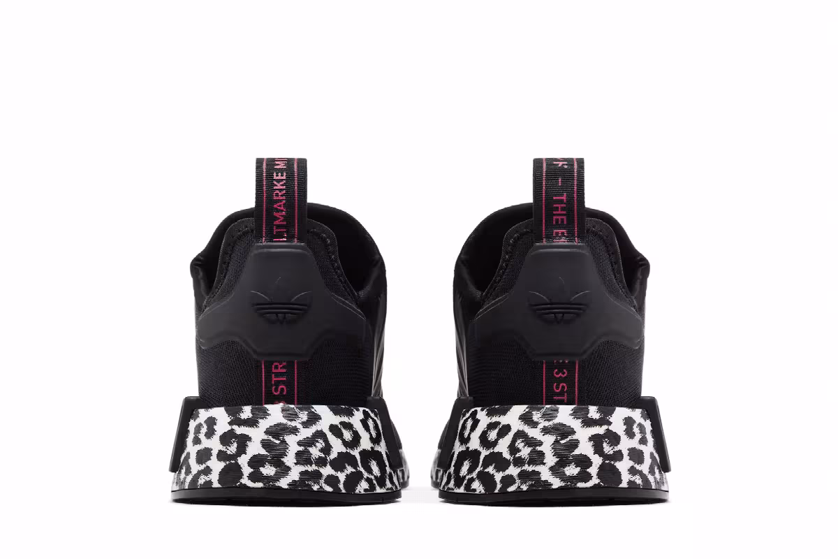 adidas Women's NMD_R1 Leopard - Black, view 7