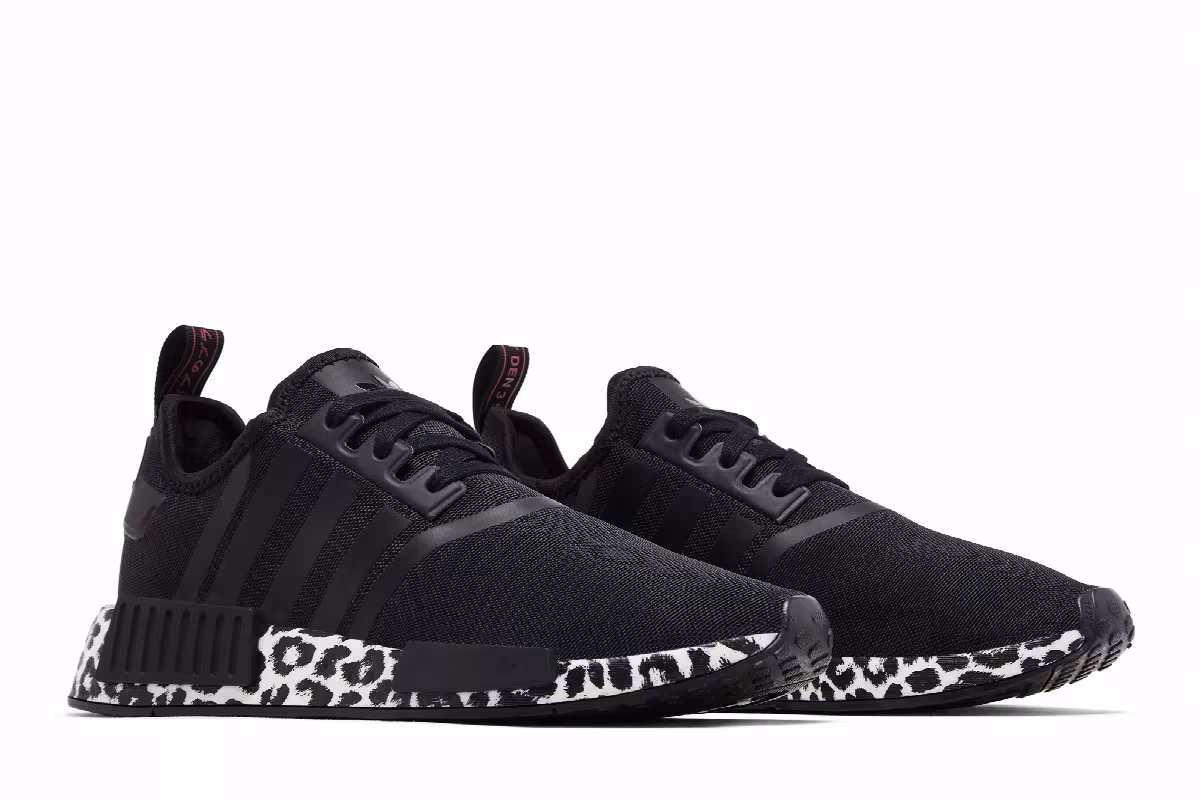 adidas Women's NMD_R1 Leopard - Black, view 9