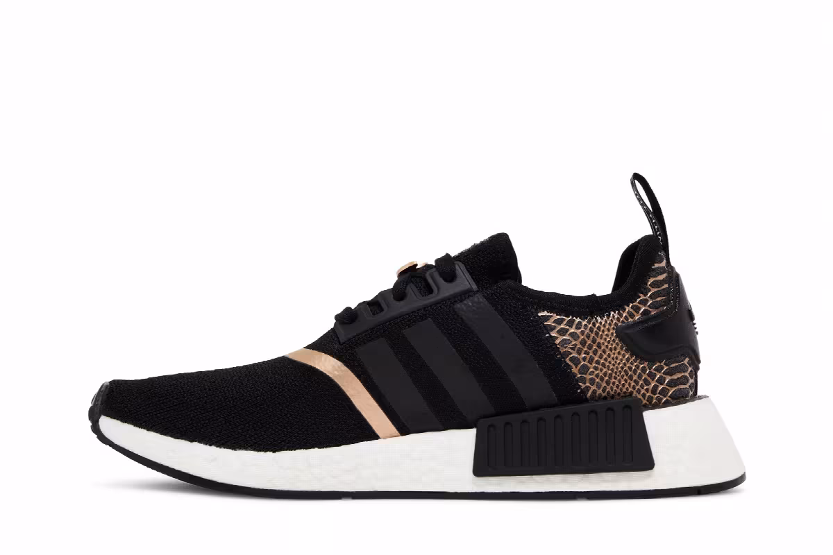 Adidas Women's NMD_R1 Black Rose Gold, view 4