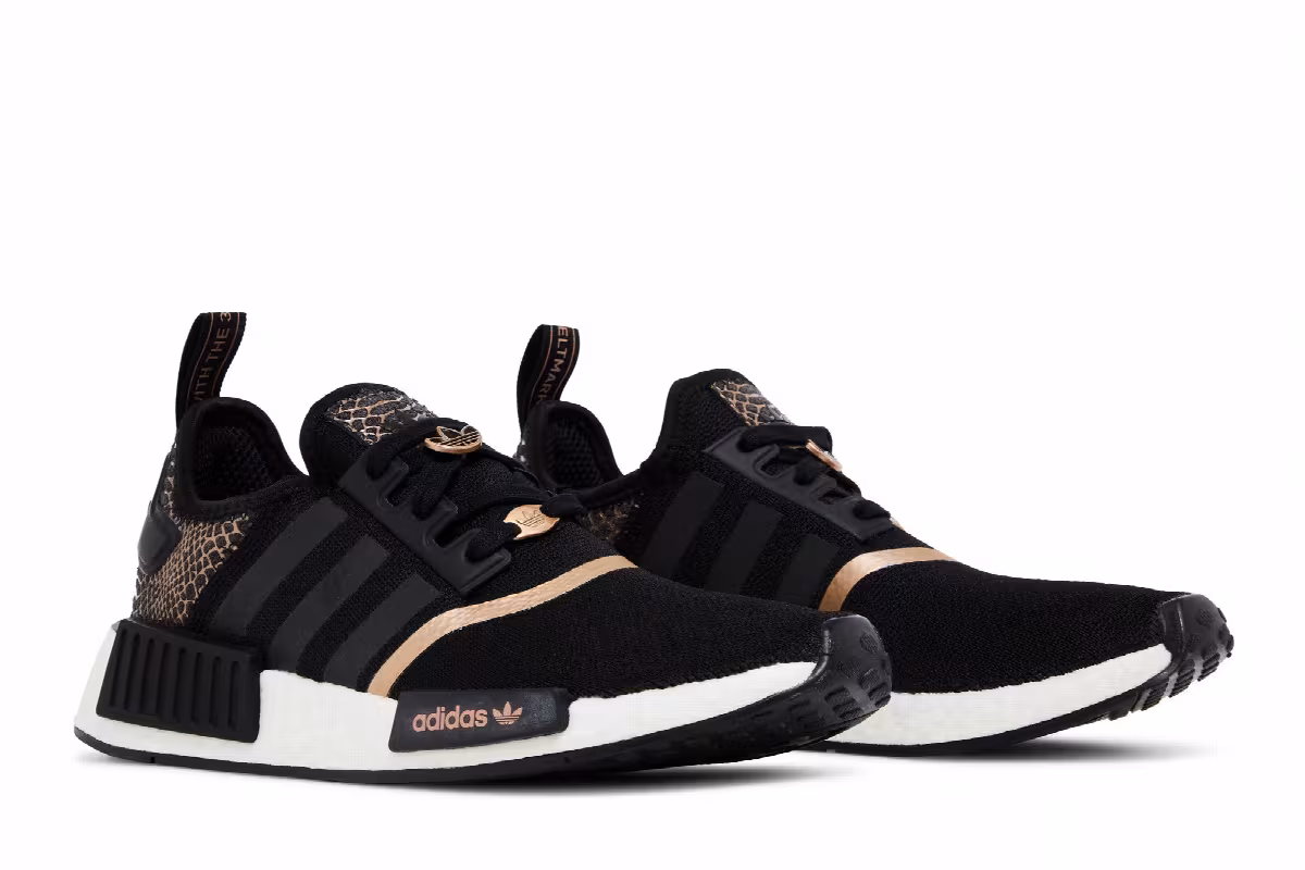 Adidas Women's NMD_R1 Black Rose Gold, view 9