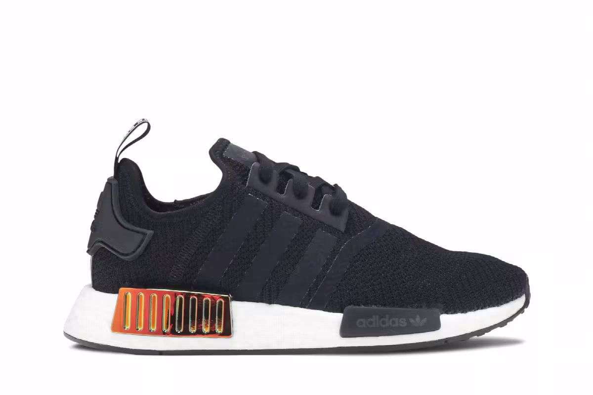 adidas Women's NMD_R1 Metallic Plugs - Core Black, view 2