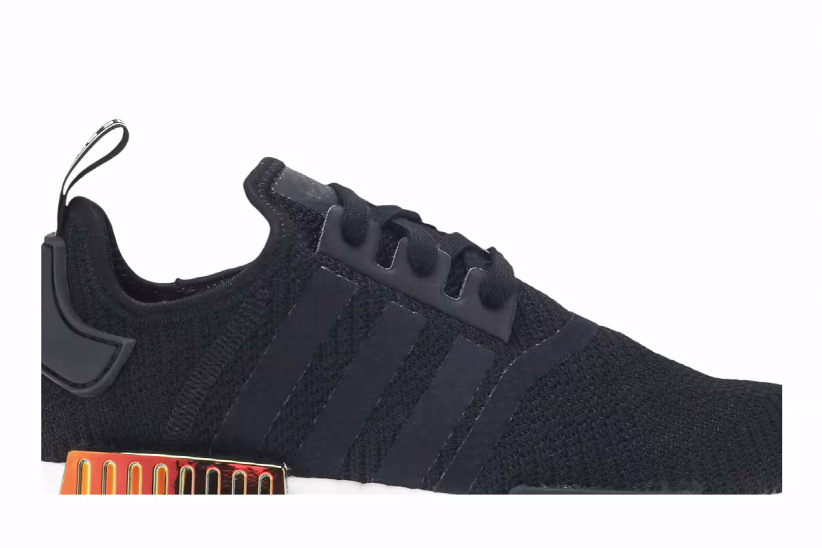 adidas Women's NMD_R1 Metallic Plugs - Core Black, view 3