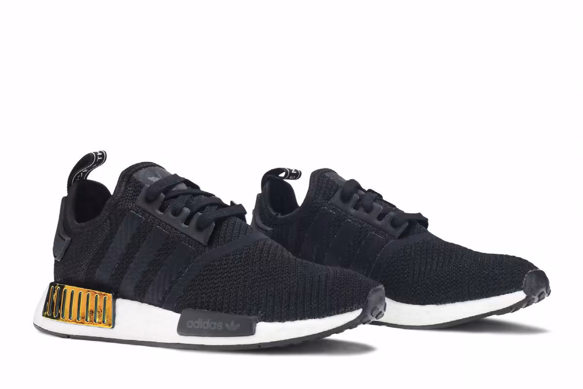 adidas Women's NMD_R1 Metallic Plugs - Core Black, view 9