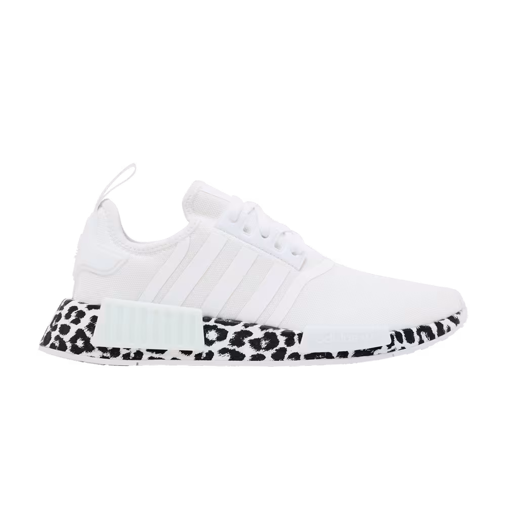 adidas Women's NMD_R1 Leopard - White