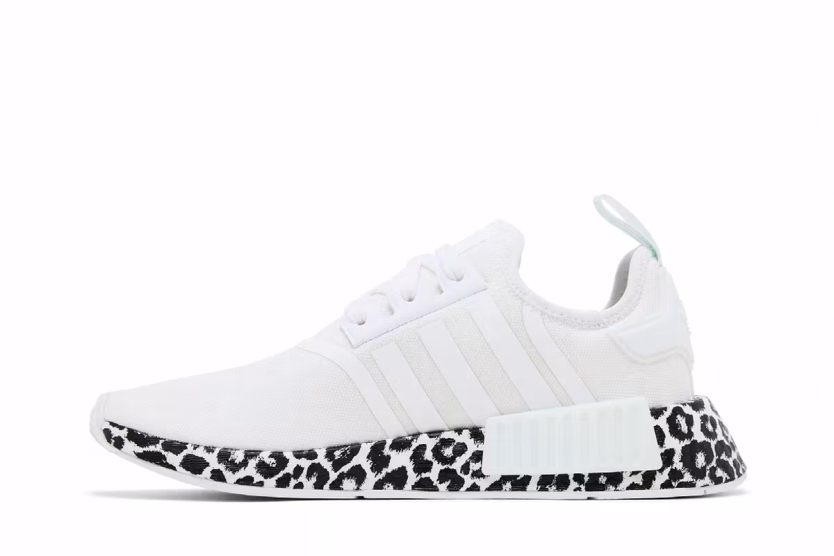 adidas Women's NMD_R1 Leopard - White, view 4