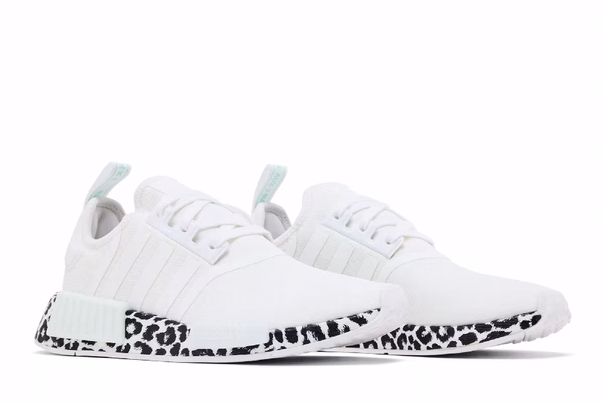 adidas Women's NMD_R1 Leopard - White, view 9
