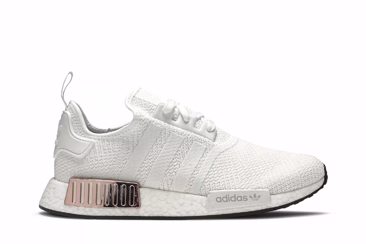 adidas Women's NMD_R1 Metallic Plugs - Cloud White, view 2