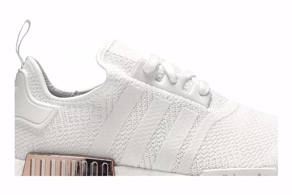adidas Women's NMD_R1 Metallic Plugs - Cloud White, view 3