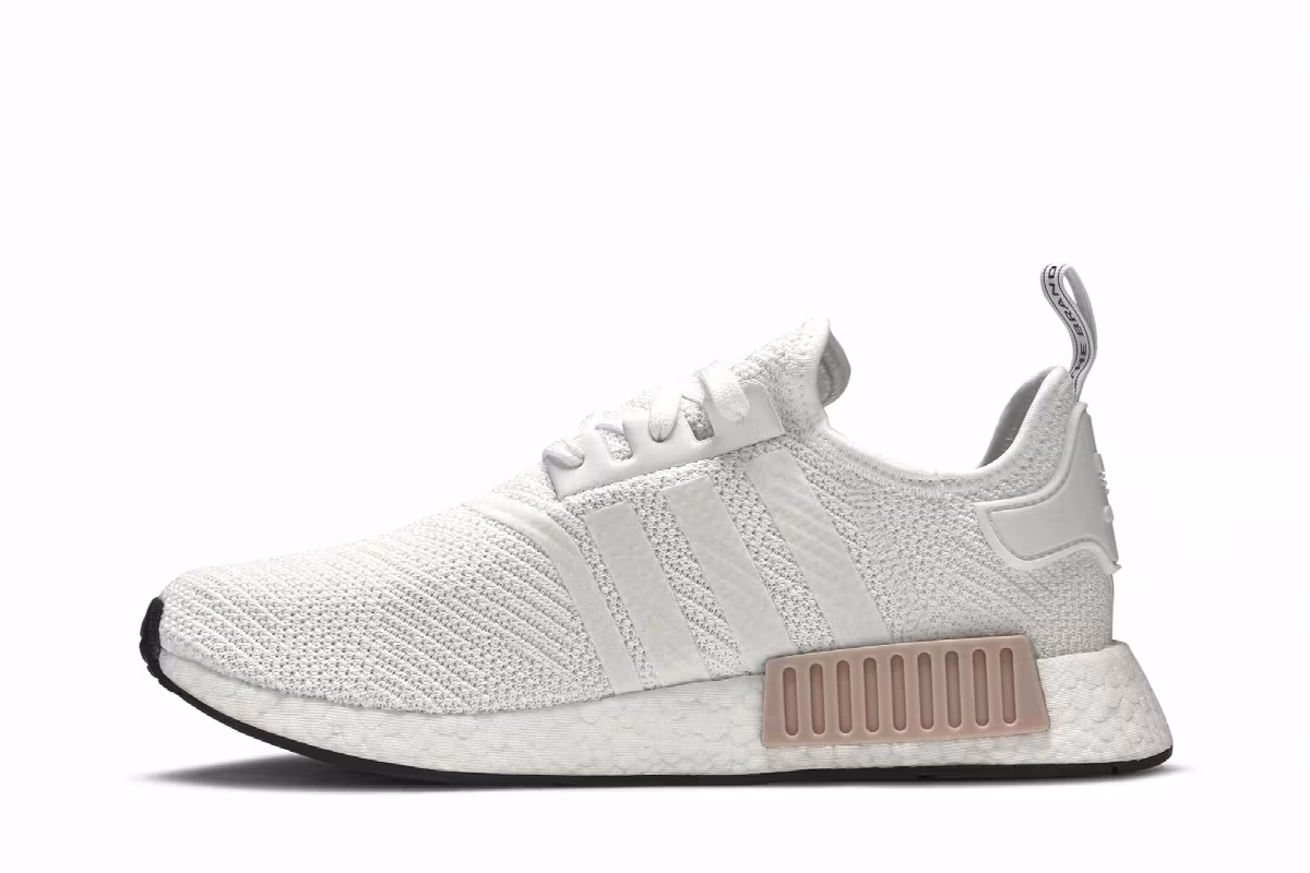 adidas Women's NMD_R1 Metallic Plugs - Cloud White, view 4