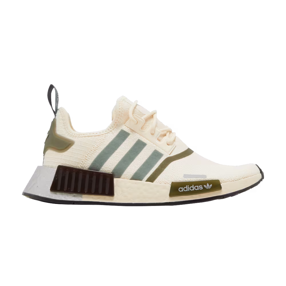 adidas Women's NMD_R1 White Focus Olive