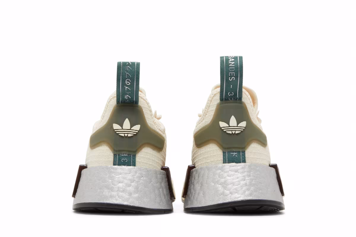adidas Women's NMD_R1 White Focus Olive, view 7