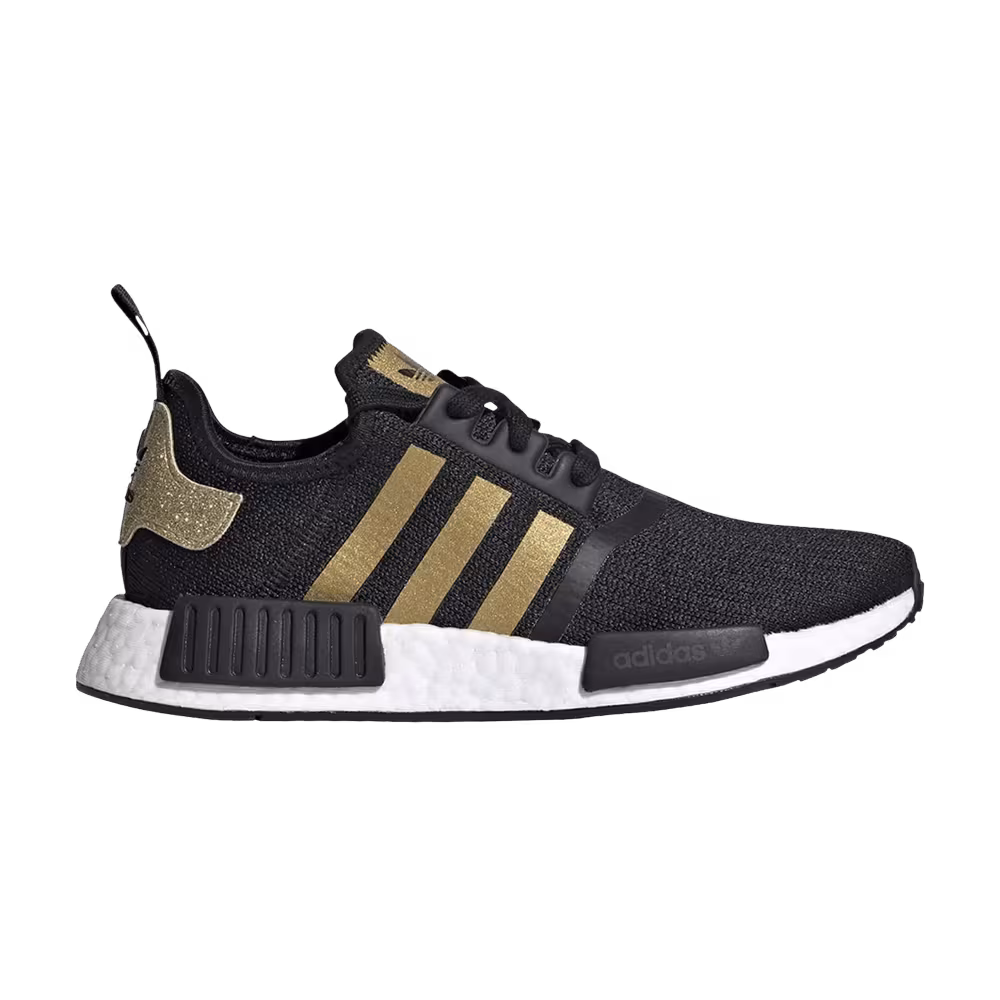 Adidas Women's NMD_R1 Black Gold Metallic