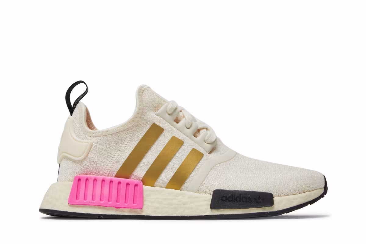 Adidas Women's NMD_R1 Cream Screaming Pink, view 2