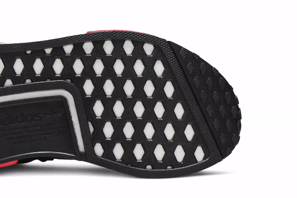 Adidas Women's NMD_R1 Black Scarlet, view 6