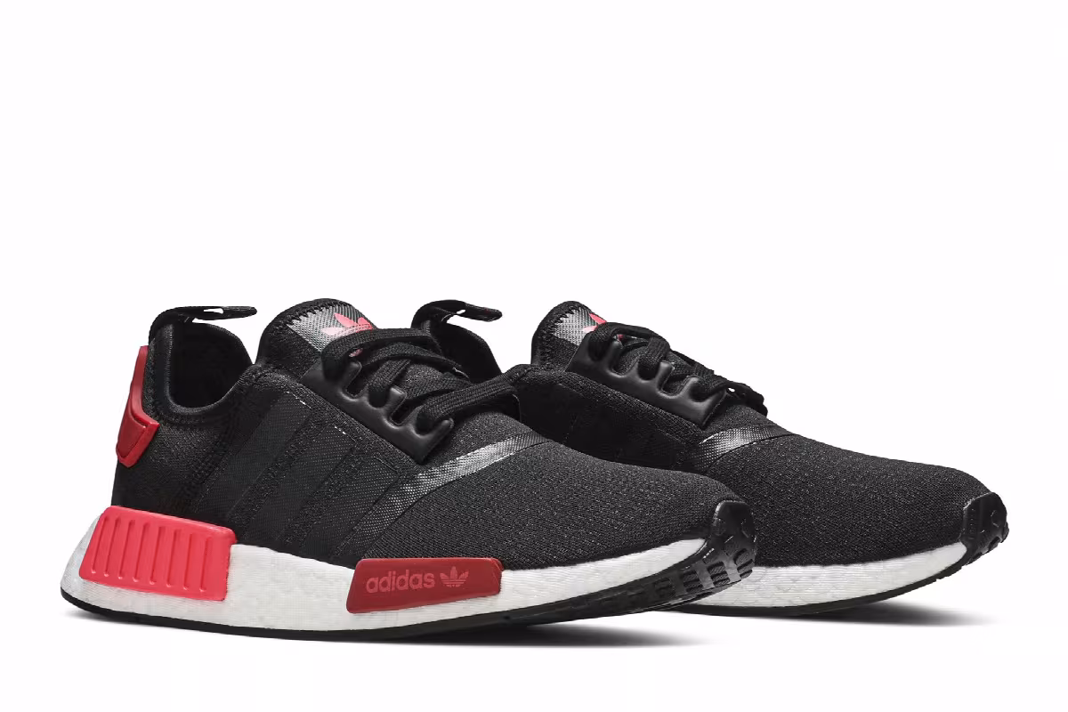Adidas Women's NMD_R1 Black Scarlet, view 9