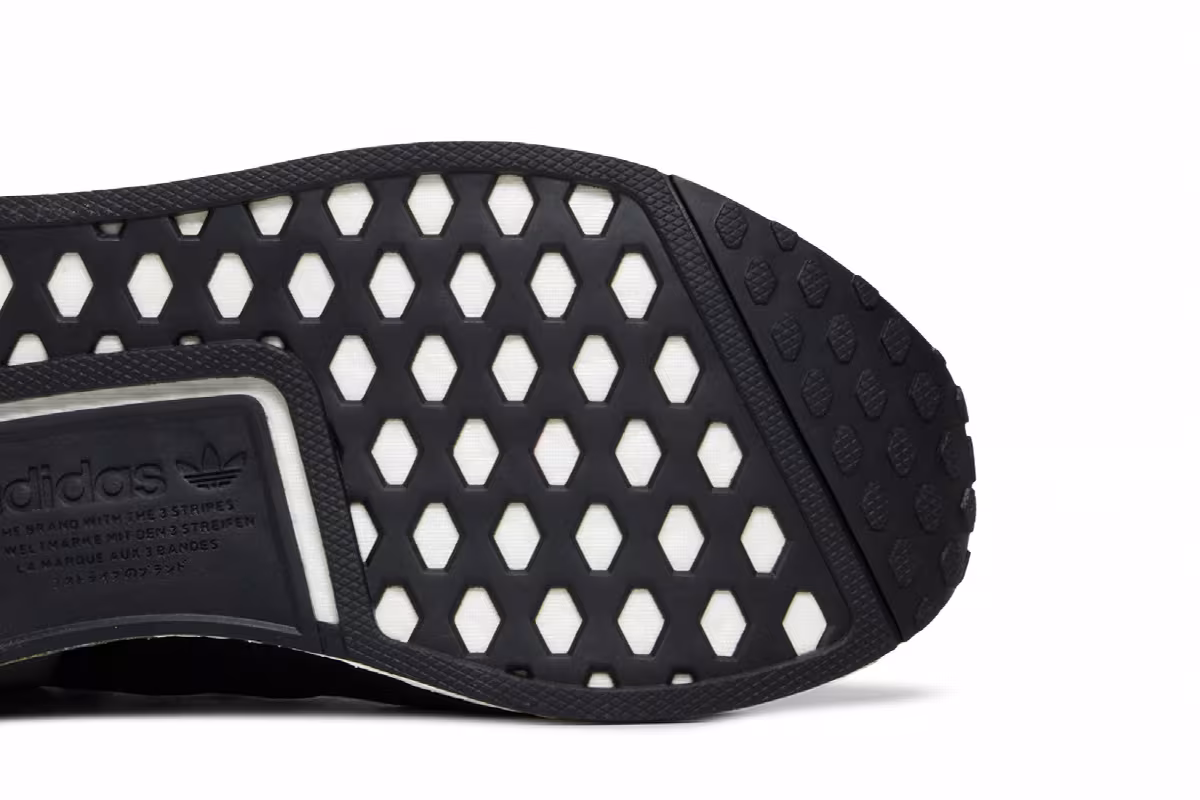 Adidas NMD_R1 V2 J Black Gold Metallic, view 6