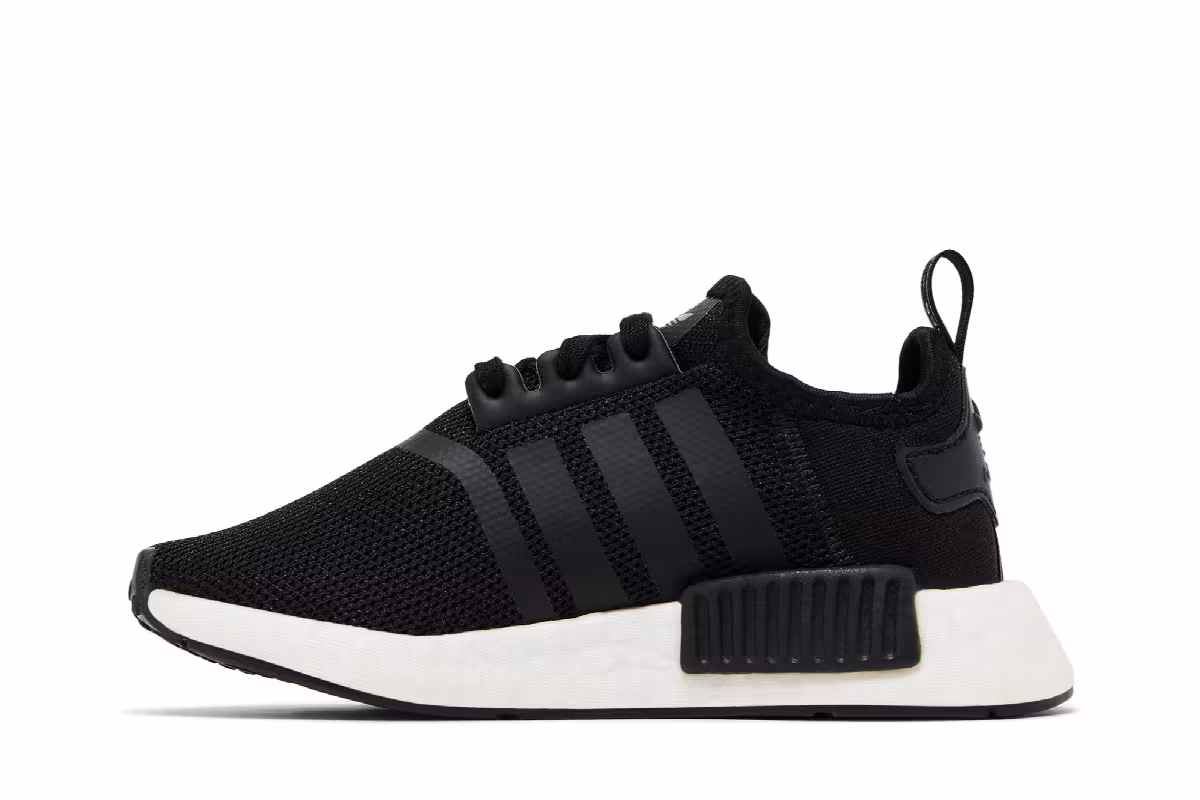 Adidas NMD_R1 J Black White, view 4