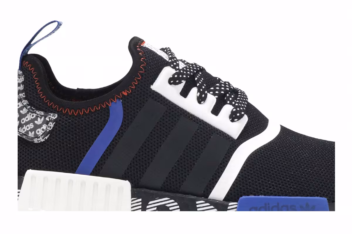 Adidas NMD_R1 J Black Multi, view 3