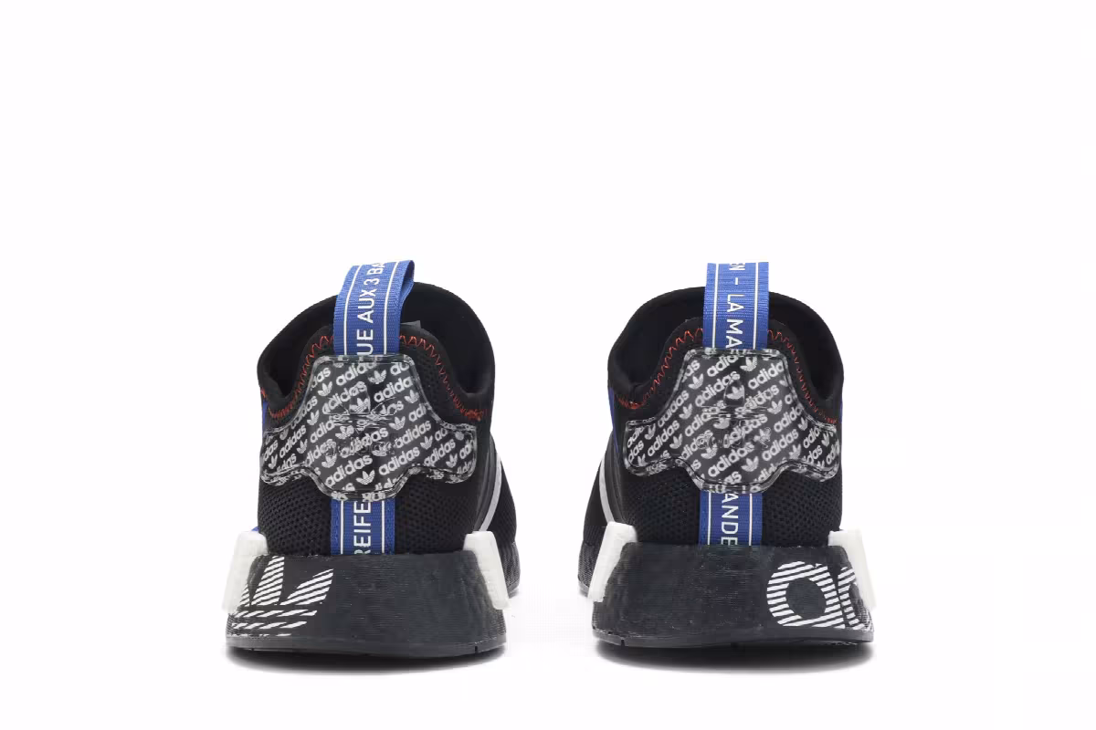 Adidas NMD_R1 J Black Multi, view 7