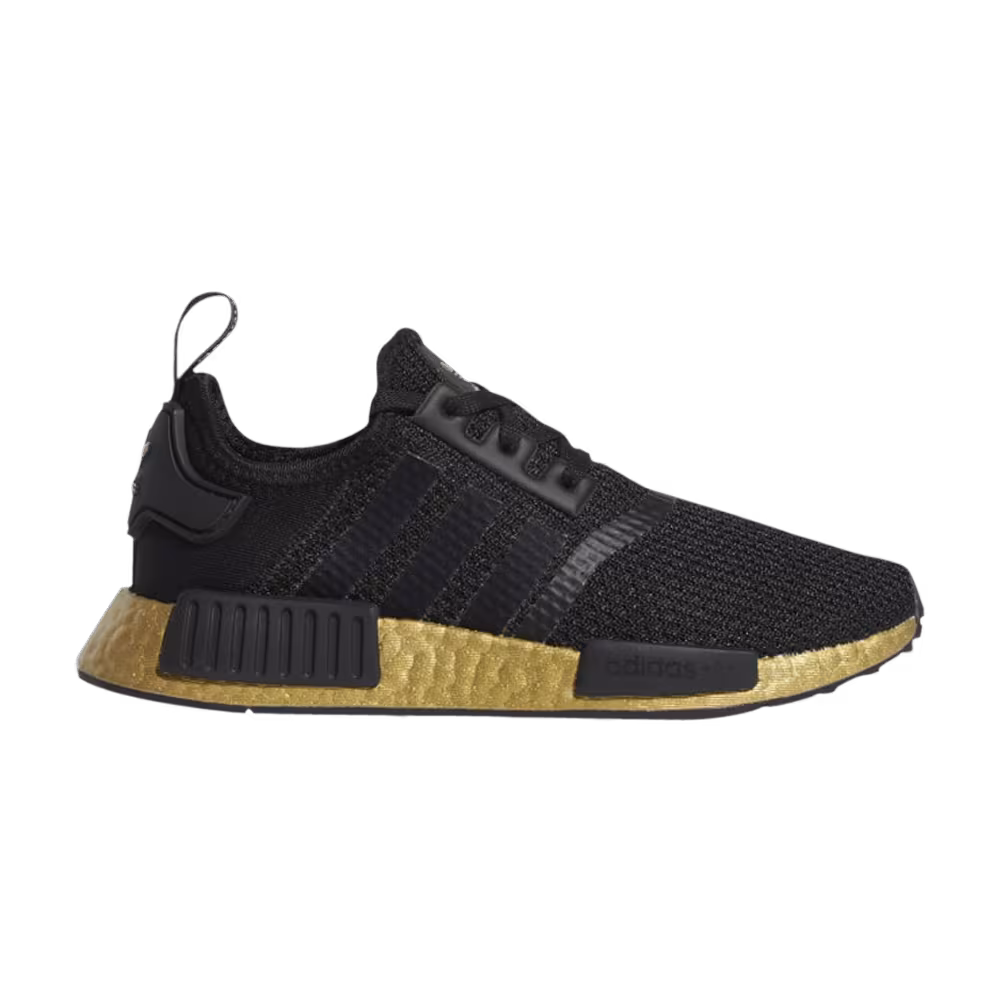 Adidas NMD_R1 J Black Gold Metallic
