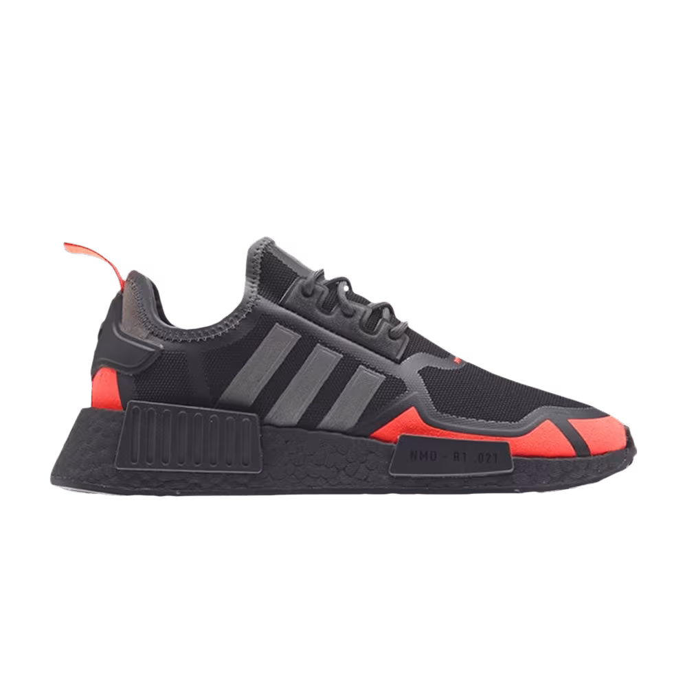 adidas NMD_R1 J Black Solar Red