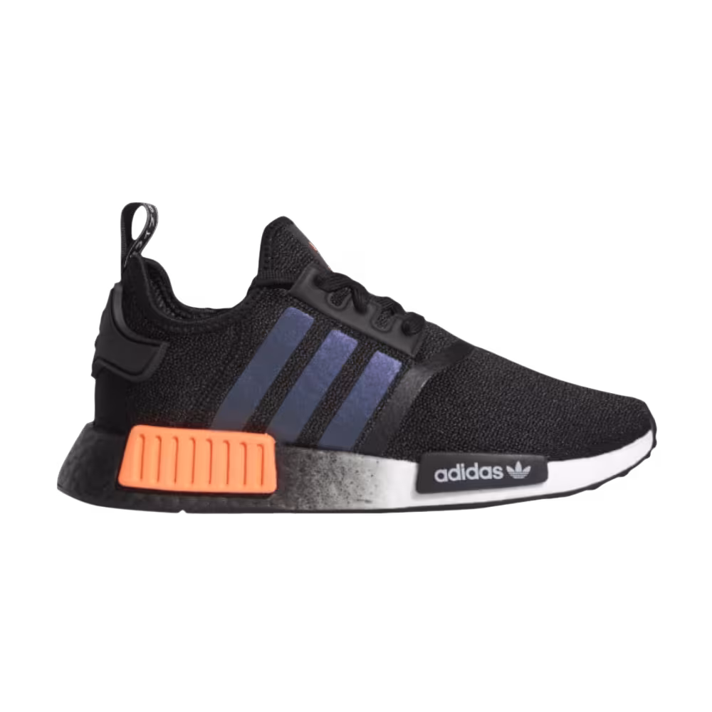 adidas NMD_R1 J Black Solar Orange