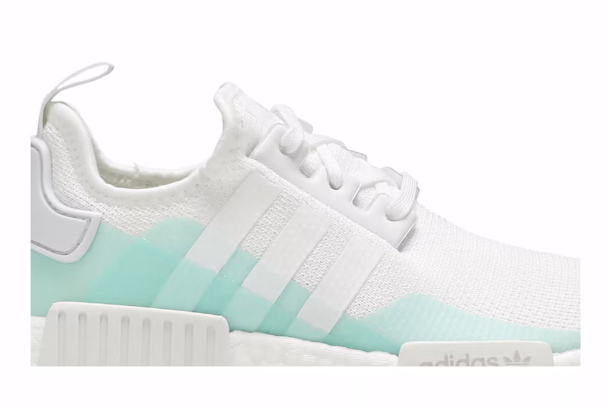 Adidas NMD_R1 J White Clear Mint, view 3