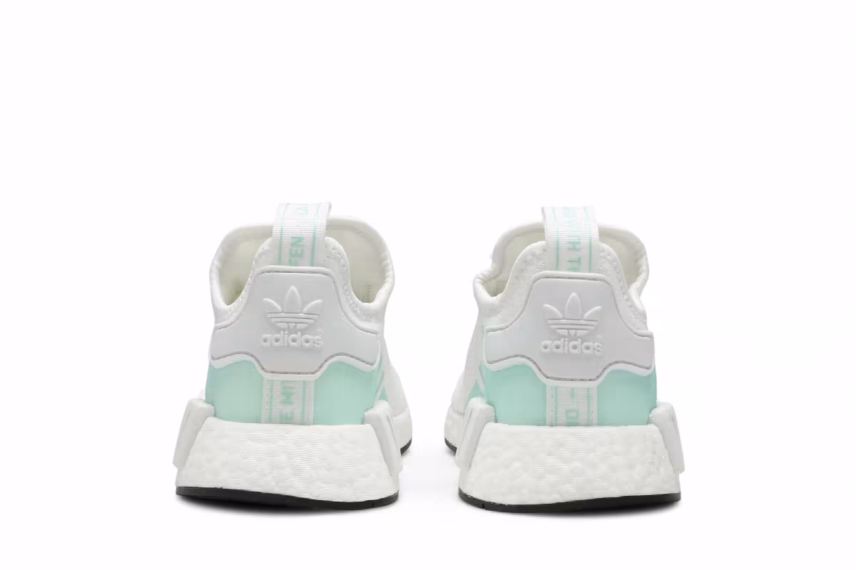 Adidas NMD_R1 J White Clear Mint, view 7