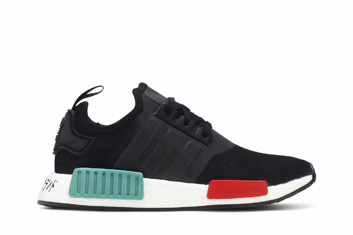 Adidas NMD_R1 J Futuristic - Black, view 2