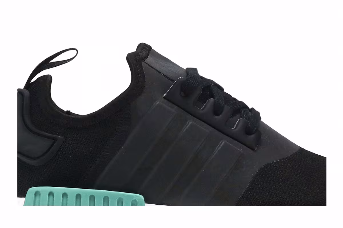 Adidas NMD_R1 J Futuristic - Black, view 3